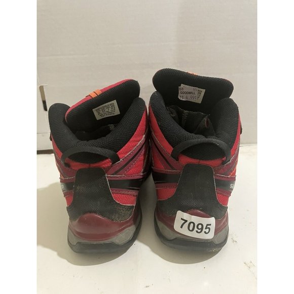 Salomon Kids Red and Black Boots - Picture 4 of 8